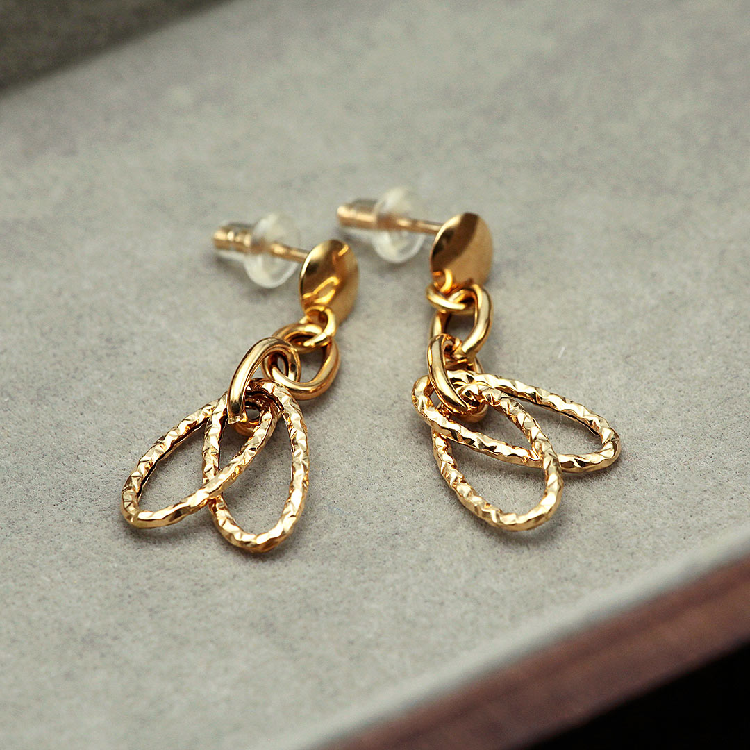 <tc>Yellow gold earrings ｜ EP03766</tc>