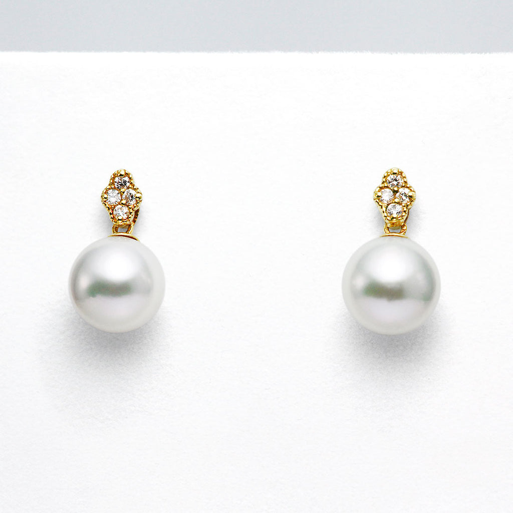 あこや真珠 ピアス ｜ EP03815 – 大阪心斎橋 宝寿堂〈HOUJUDO〉