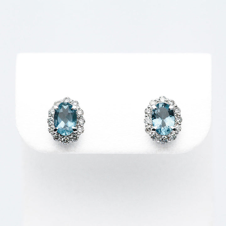<tc>Aquamarine Earrings ｜ EP03843</tc>