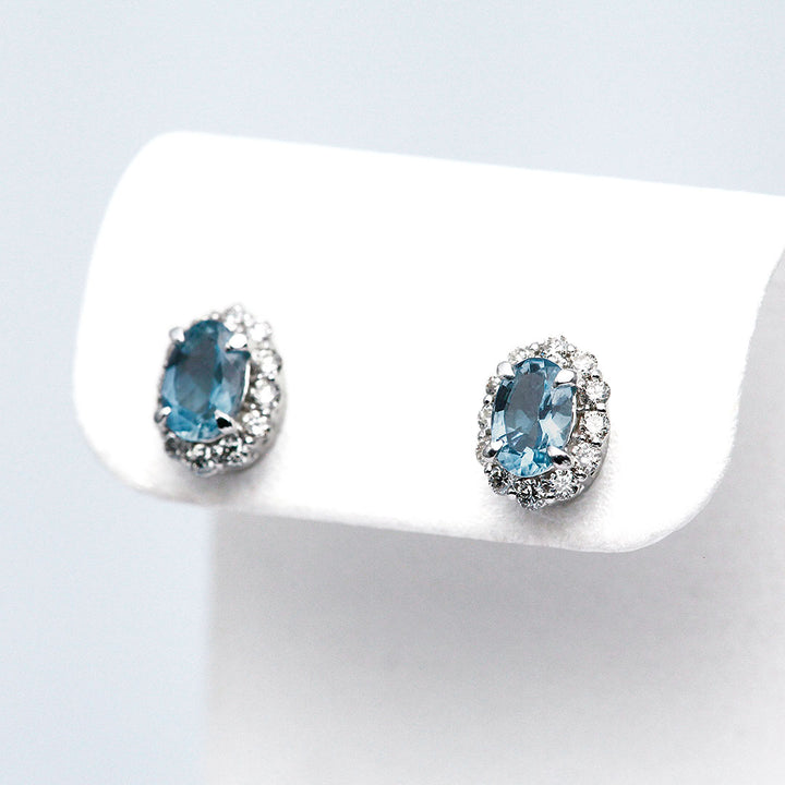 <tc>Aquamarine Earrings ｜ EP03843</tc>