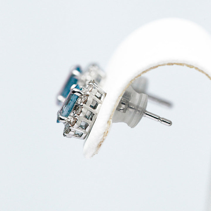 <tc>Aquamarine Earrings ｜ EP03843</tc>