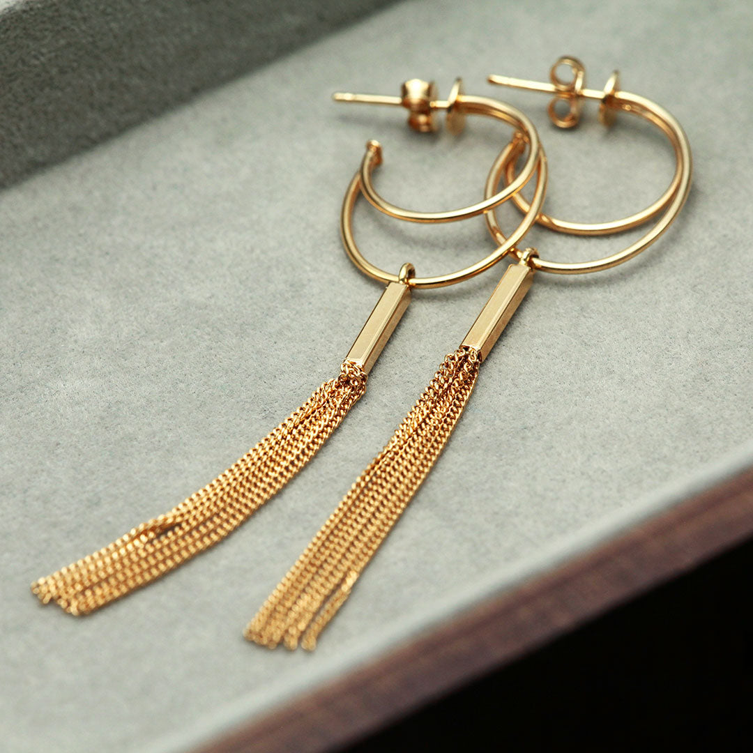 イエローゴールド ピアス ｜ EP03876