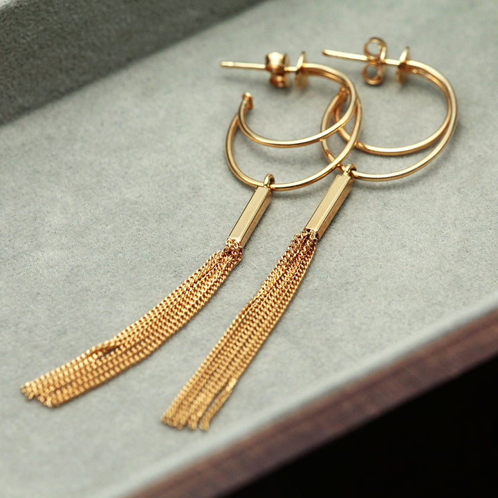 イエローゴールド ピアス ｜ EP03876