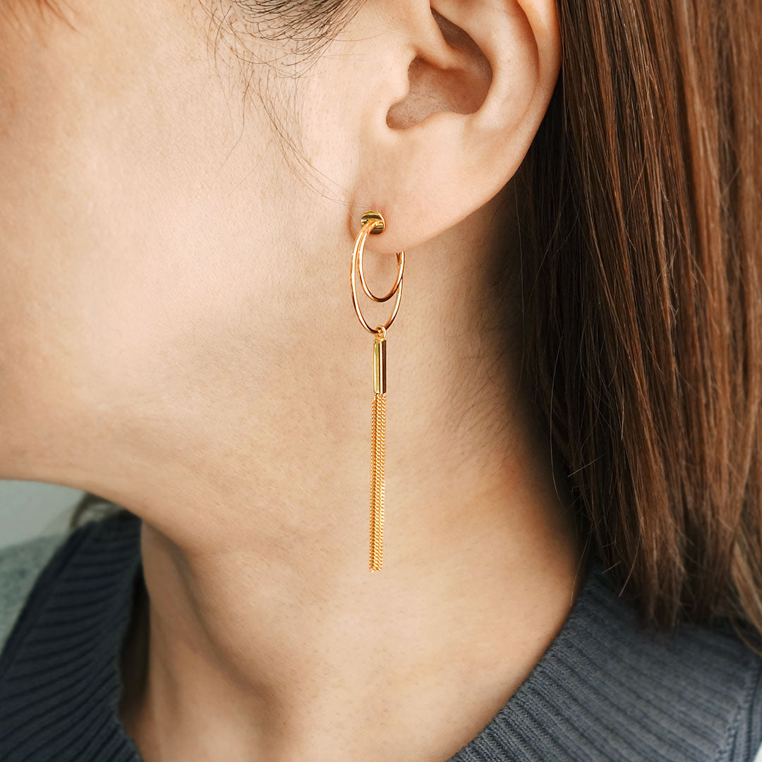 イエローゴールド ピアス ｜ EP03876