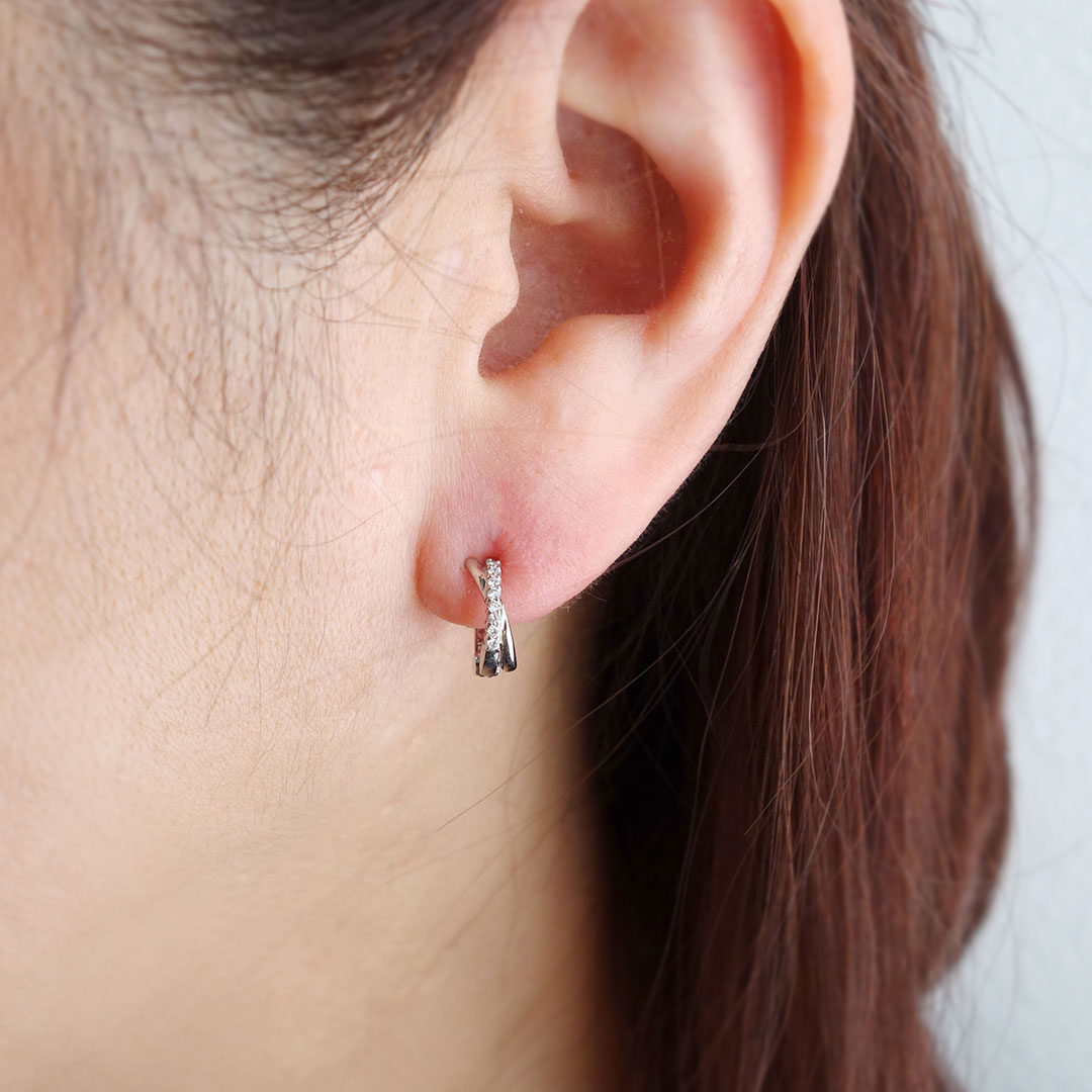 ダイヤモンド イヤリング ｜ EX04361