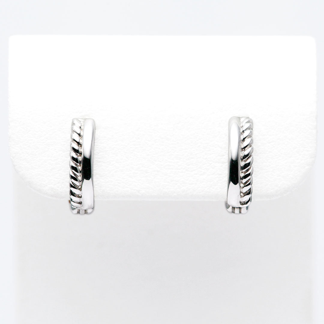 <tc>Yellow Gold x White Gold Earrings ｜ EX04341</tc>