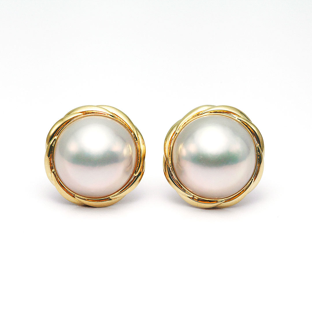 <tc>Mabe Pearl Earrings | EX04405</tc>