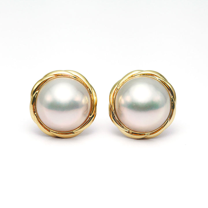 <tc>Mabe Pearl Earrings | EX04405</tc>