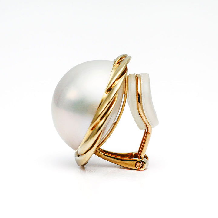 <tc>Mabe Pearl Earrings | EX04405</tc>