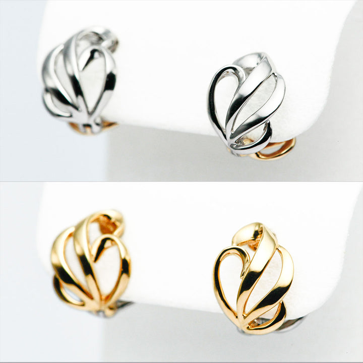 <tc>Platinum x Yellow Gold Earrings ｜ EX04406</tc>