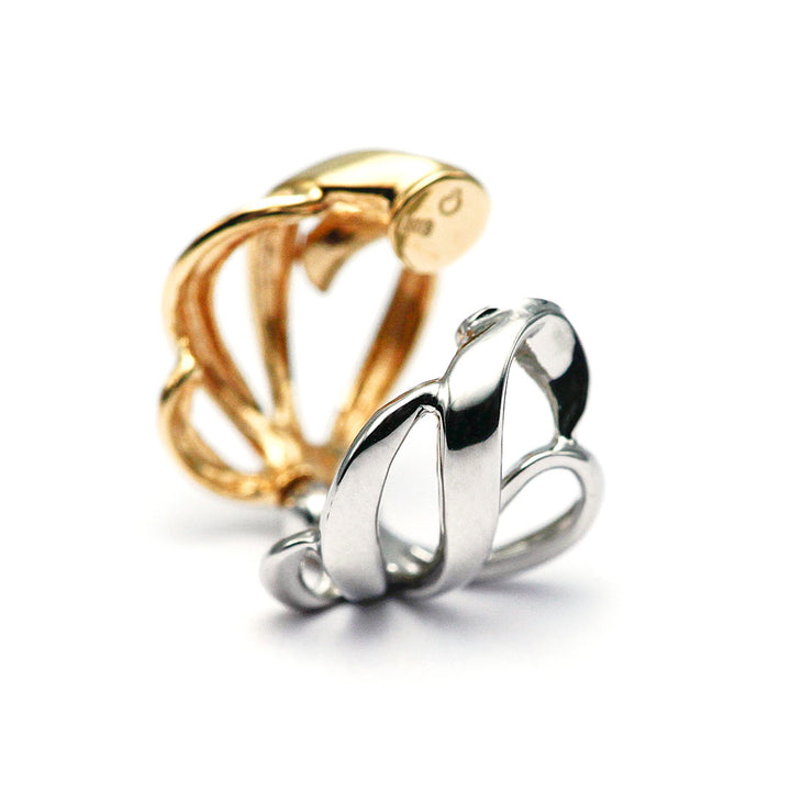 <tc>Platinum x Yellow Gold Earrings ｜ EX04406</tc>
