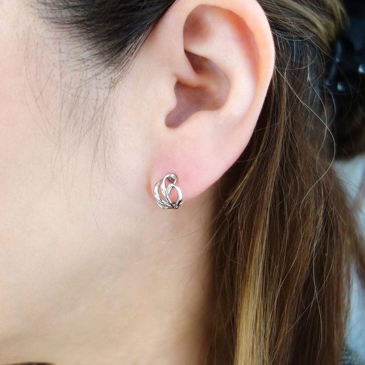 <tc>Platinum x Yellow Gold Earrings ｜ EX04406</tc>