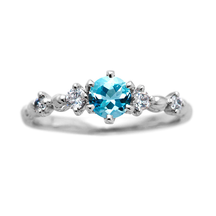 Engagement ring Aquamarine ｜ HD01791AQ