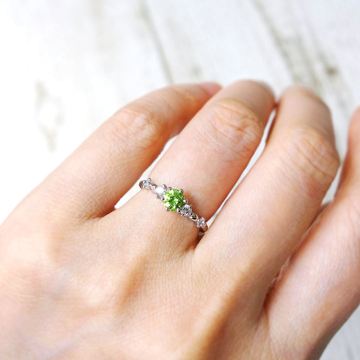 Engagement ring peridot ｜ HD01791PE