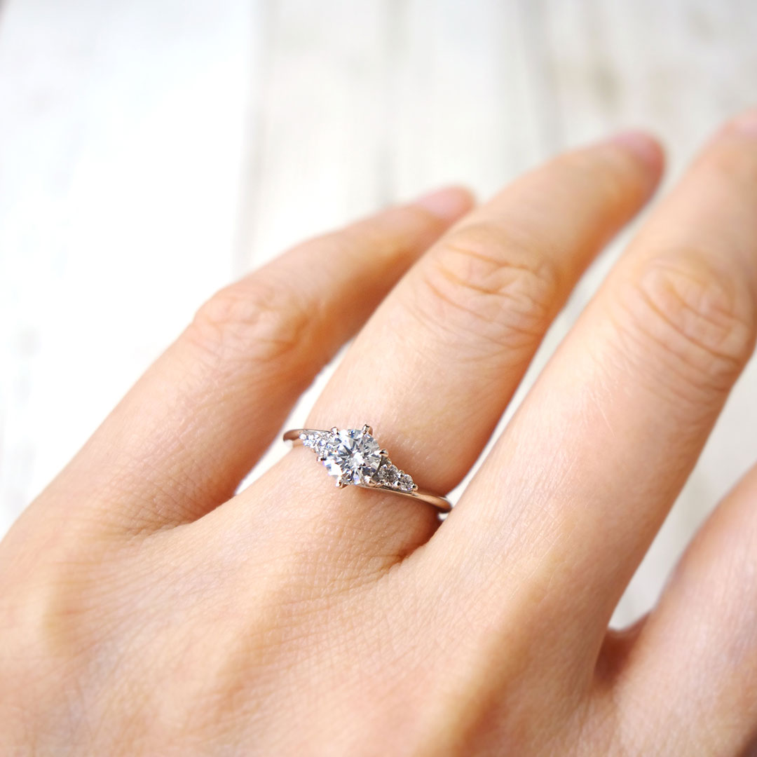 定価115万超え】Cartier ダイヤモンド エンゲージリング 結婚指輪 人気