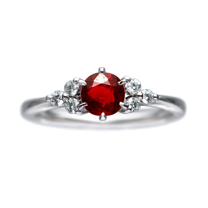 Engagement ring garnet ｜ HD02802GA