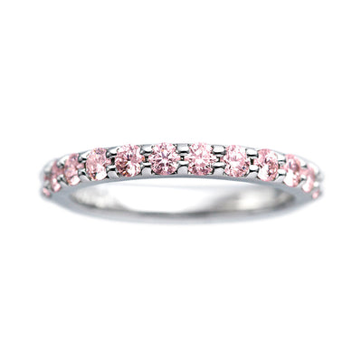<tc>Half eternity ring (pink diamond) ｜ HD02855-PD12</tc>
