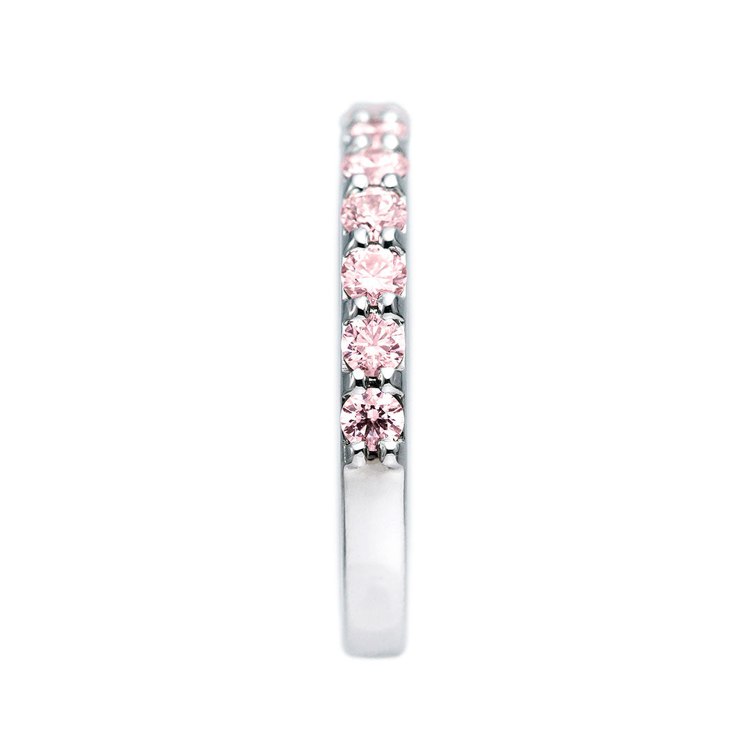 Half eternity ring (pink diamond) ｜ HD02855-PD12