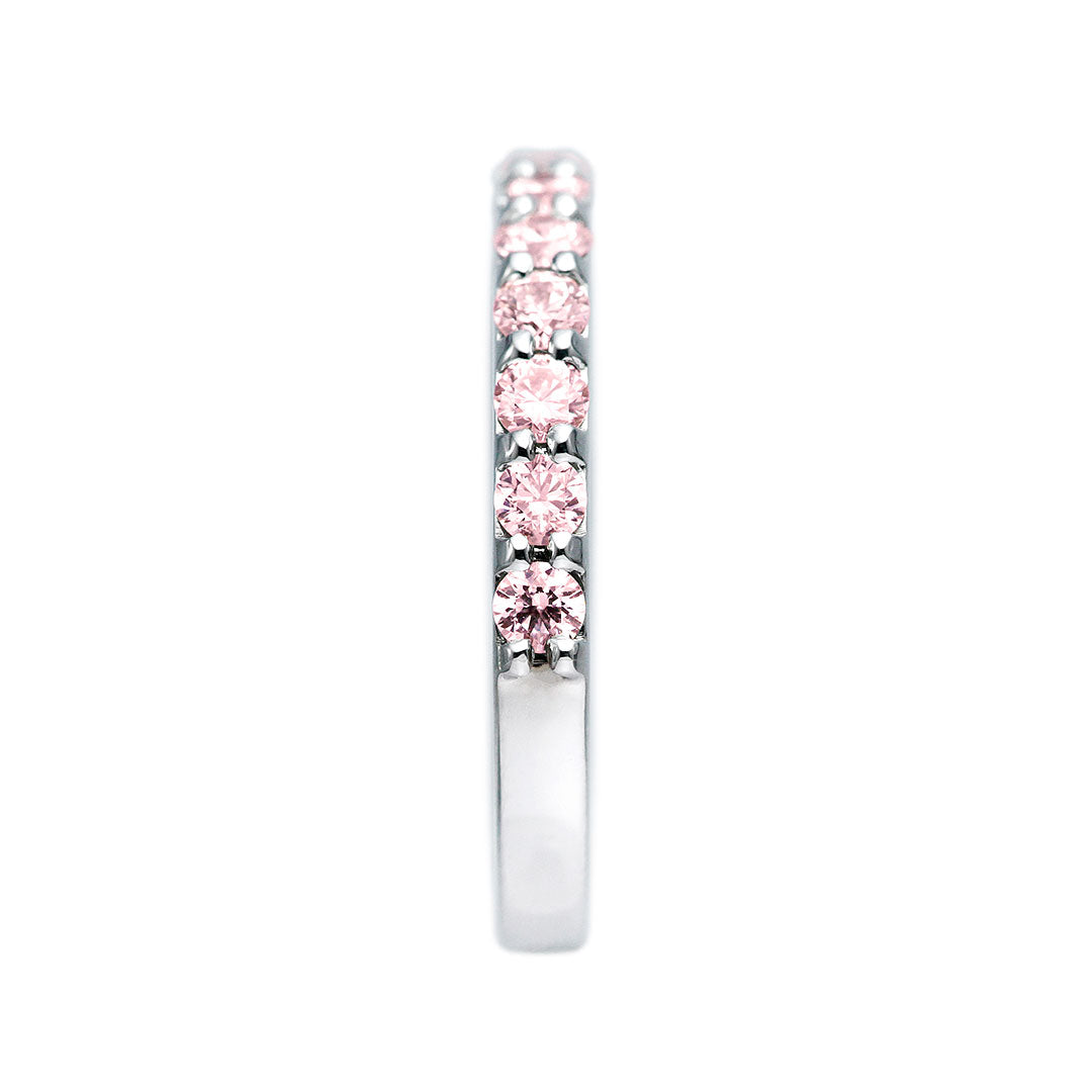 <tc>Half eternity ring (pink diamond) ｜ HD02855-PD12</tc>