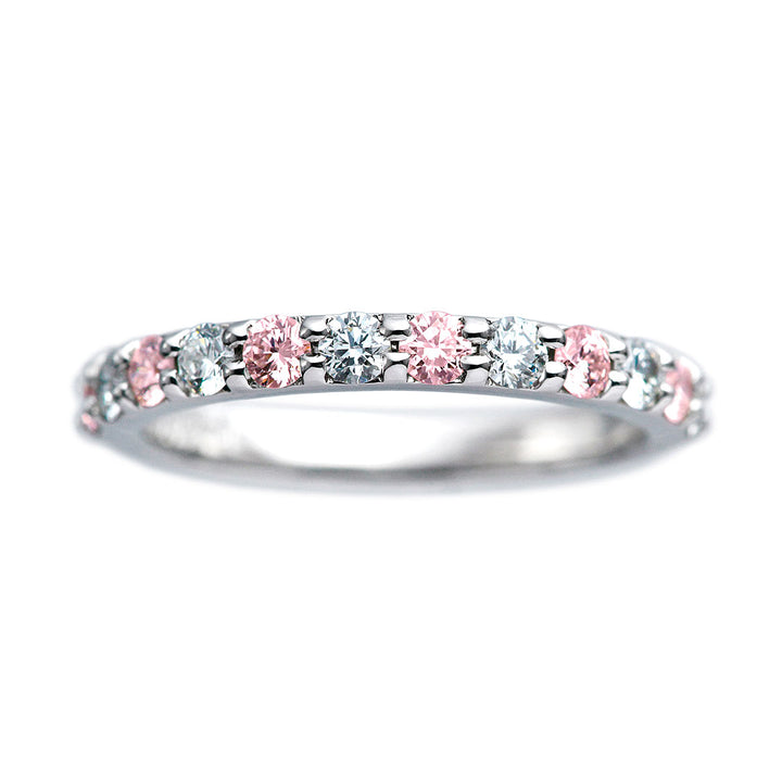 Half eternity ring (pink diamond) ｜ HD02855-PD6