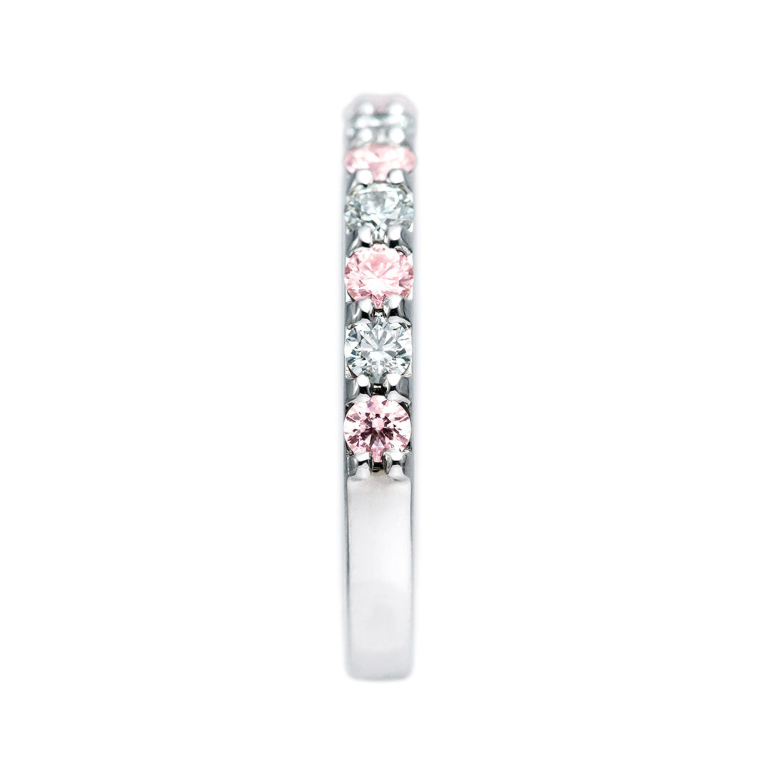 Half eternity ring (pink diamond) ｜ HD02855-PD6