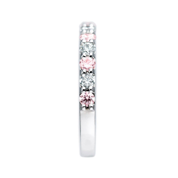 Half eternity ring (pink diamond) ｜ HD02855-PD6
