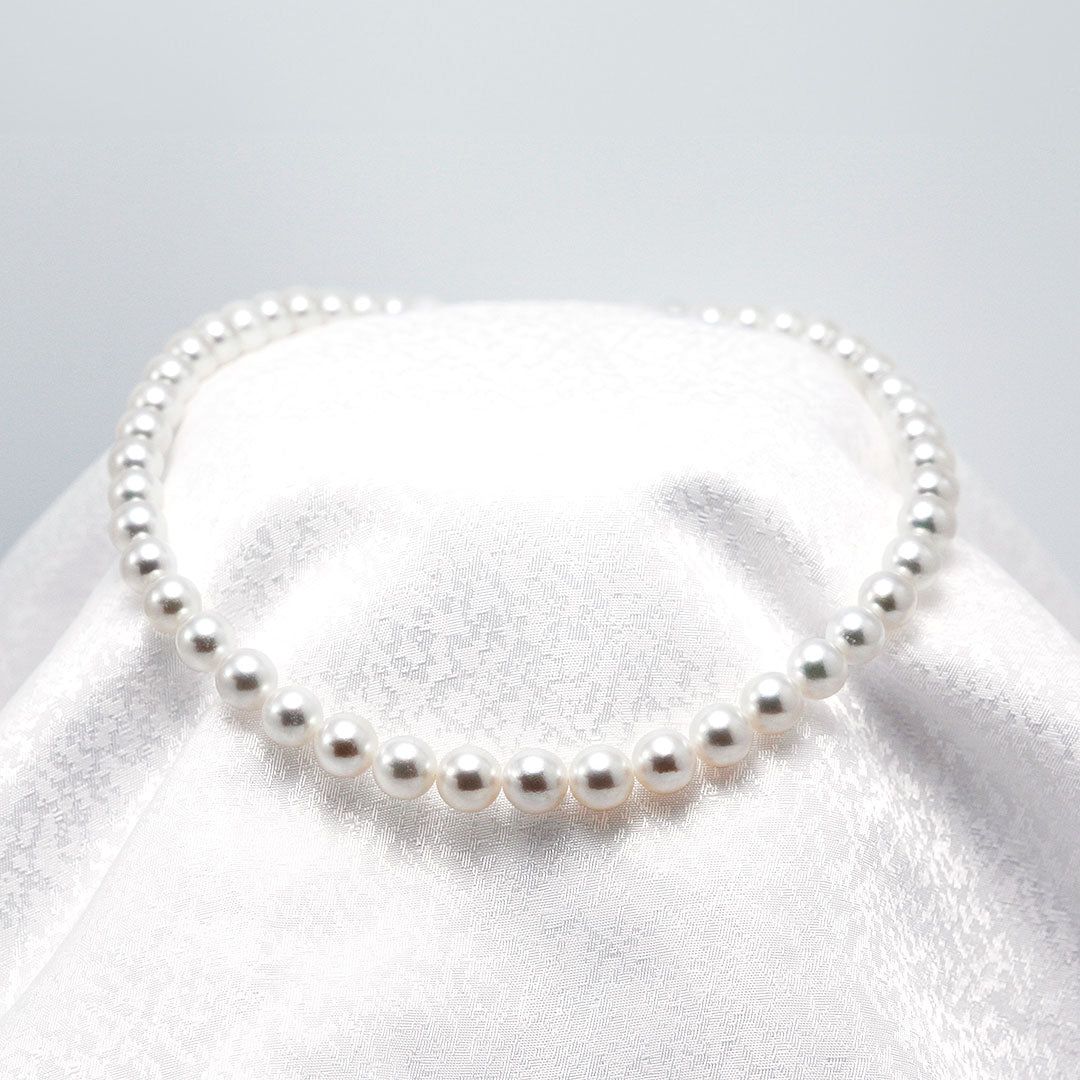 Akoya pearl necklace | 6.5-9.0mm | NJ02611