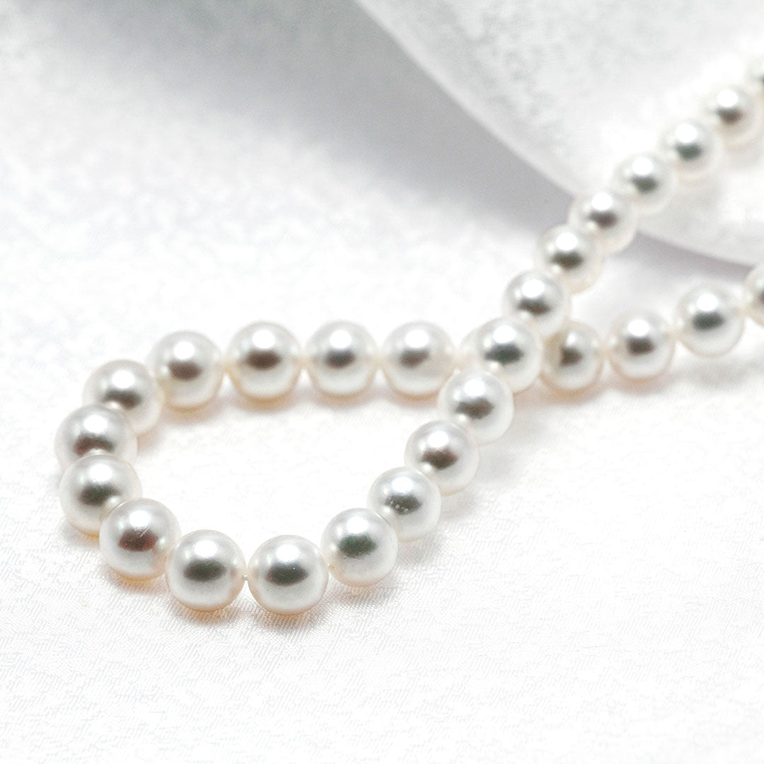 Akoya pearl necklace | 6.5-9.0mm | NJ02611