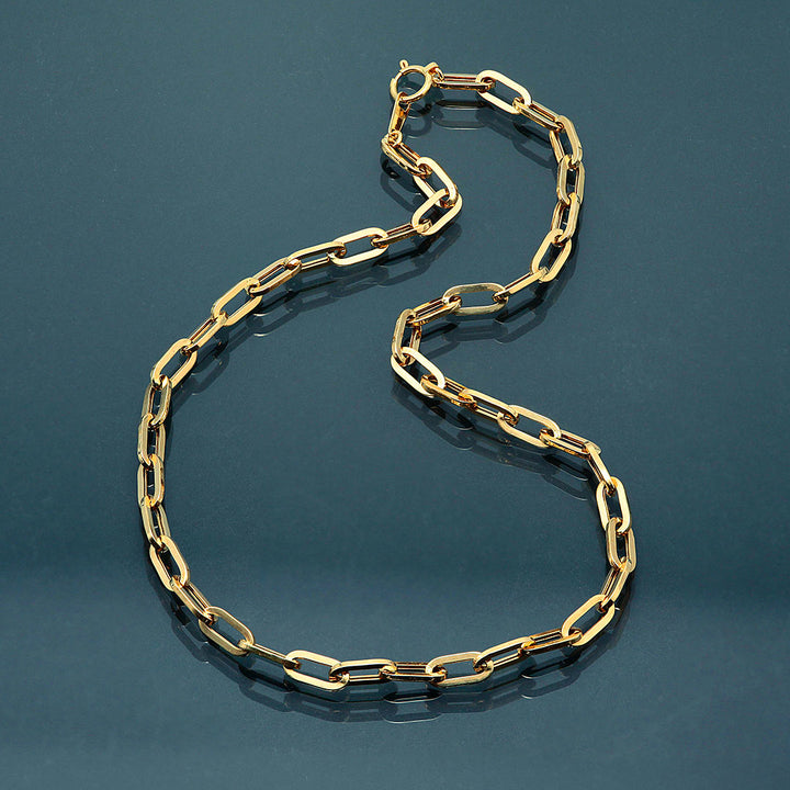 Yellow gold necklace | NK09245