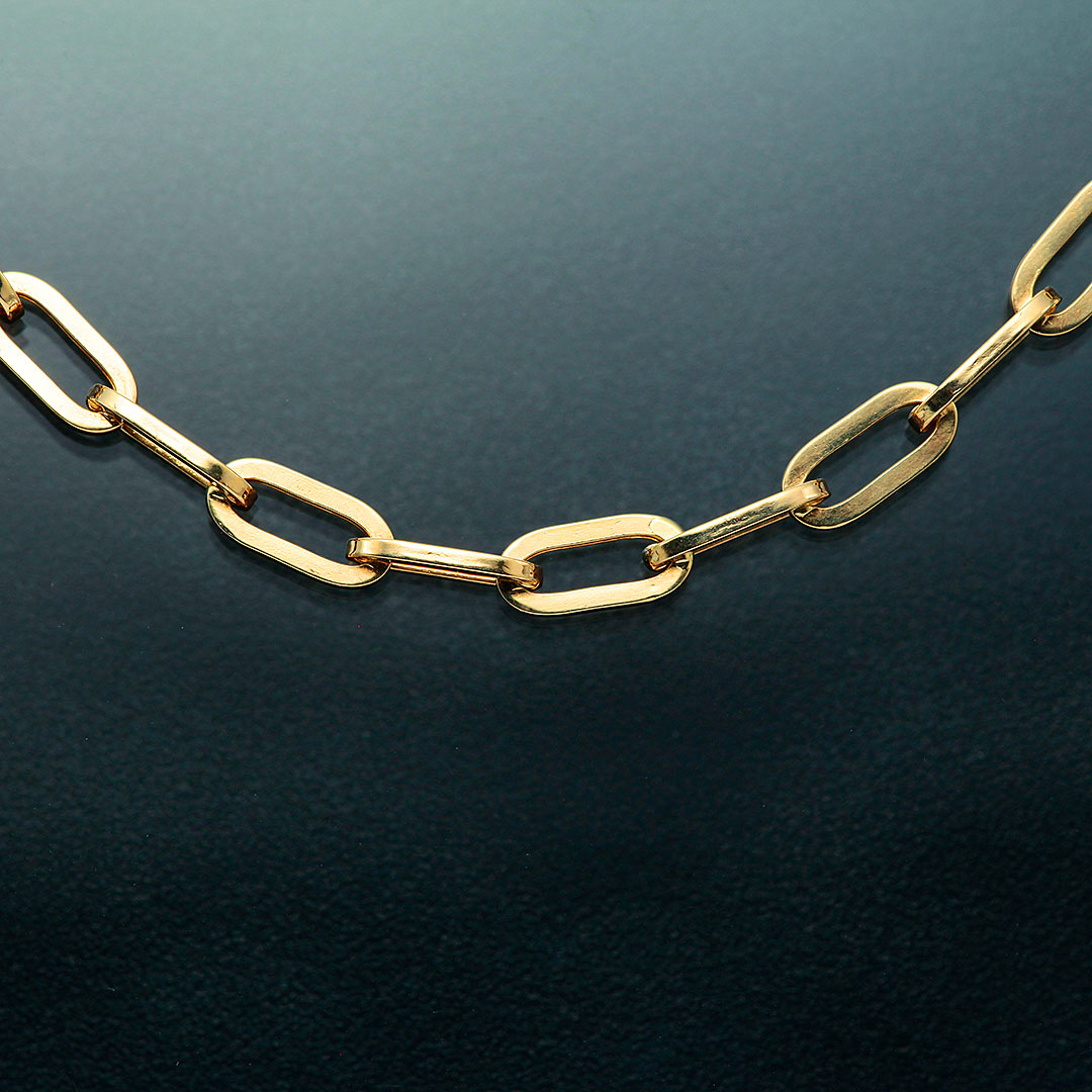 Yellow gold necklace | NK09245