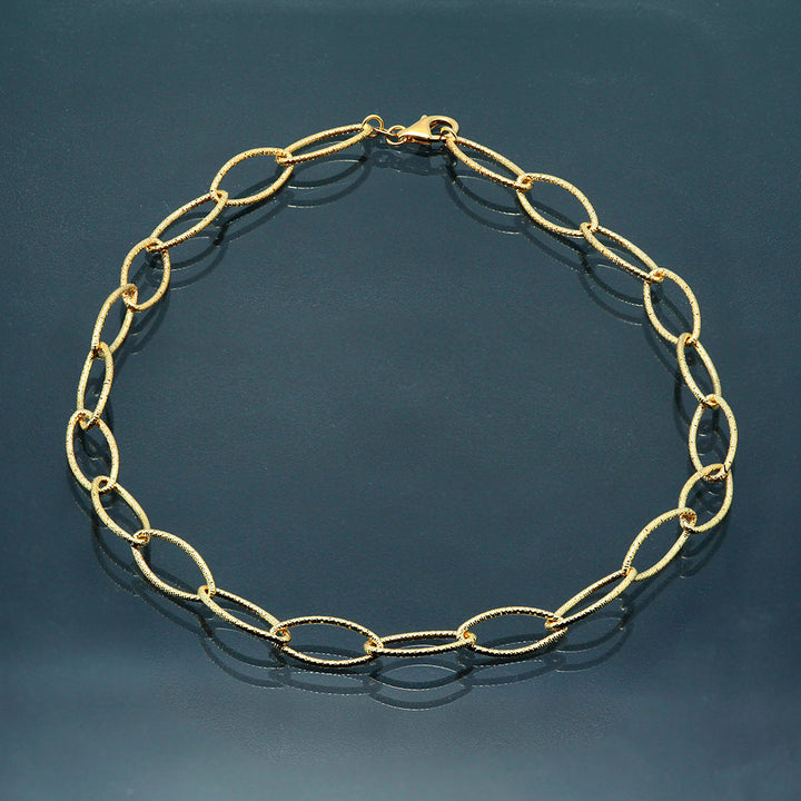 Yellow gold necklace | NK09255
