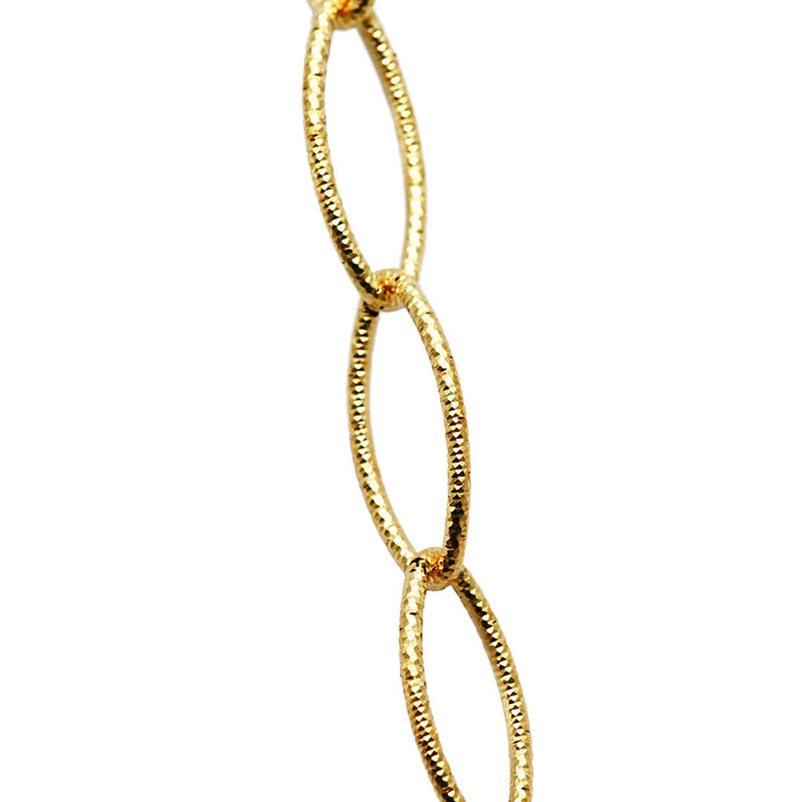 Yellow gold necklace | NK09255