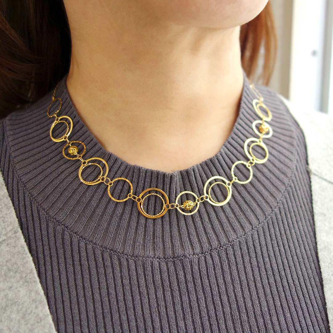 イエローゴールド ネックレス ｜ NK09263