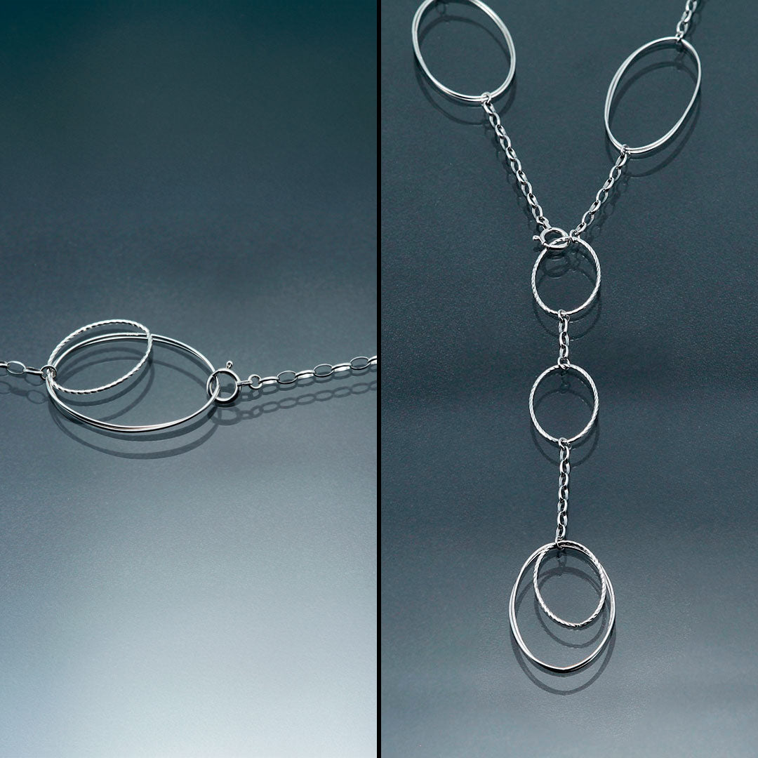 Platinum long necklace ｜ NP02964
