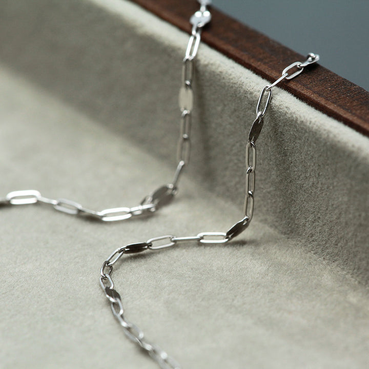 White gold necklace | NW00649