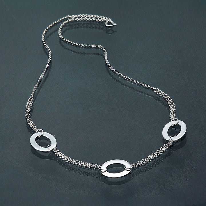 White gold necklace | NW00650