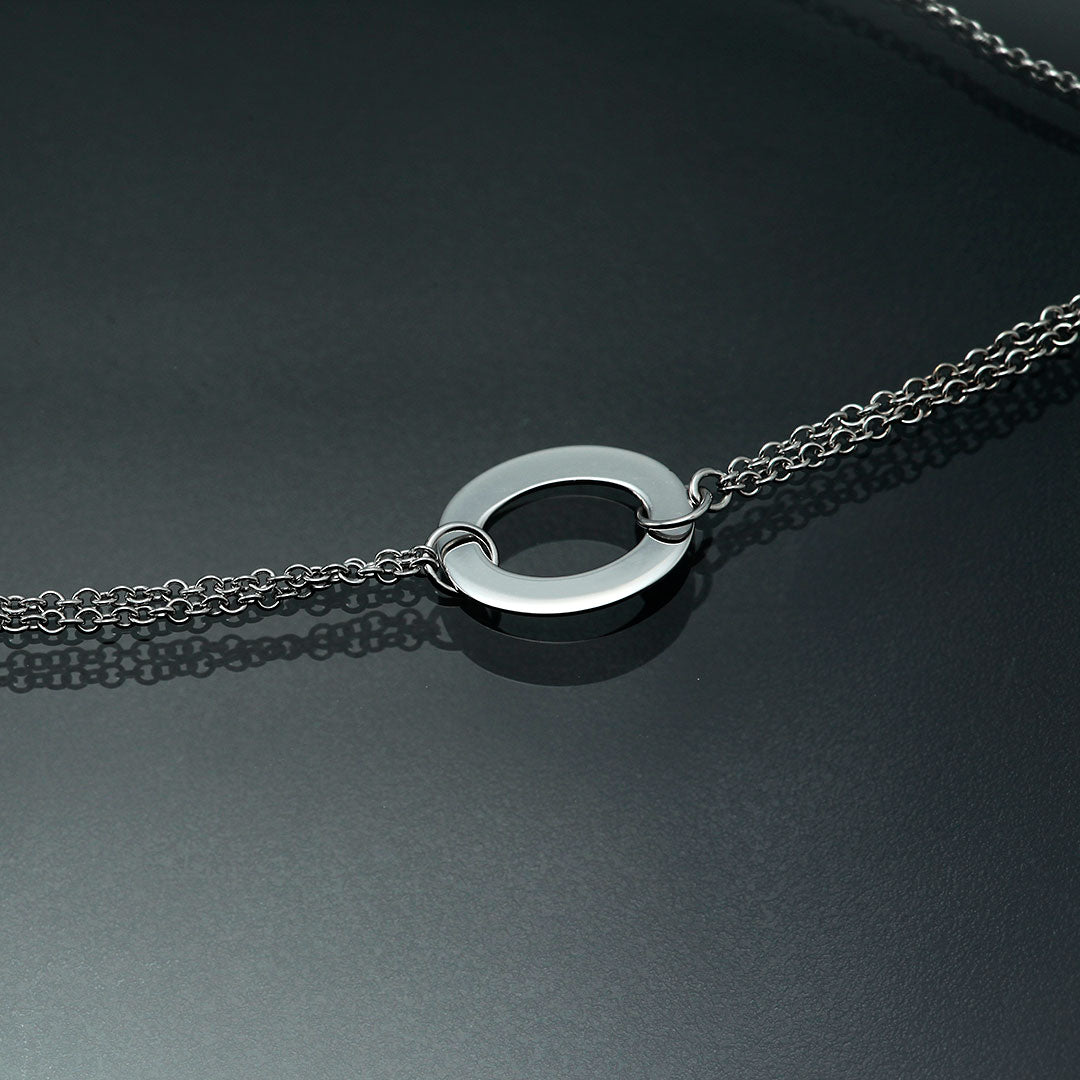 White gold necklace | NW00650