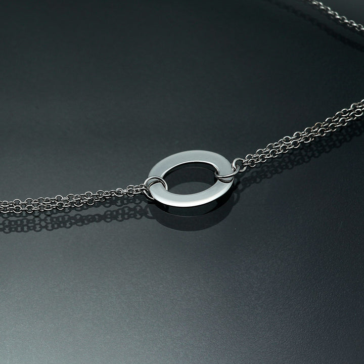 White gold necklace | NW00650