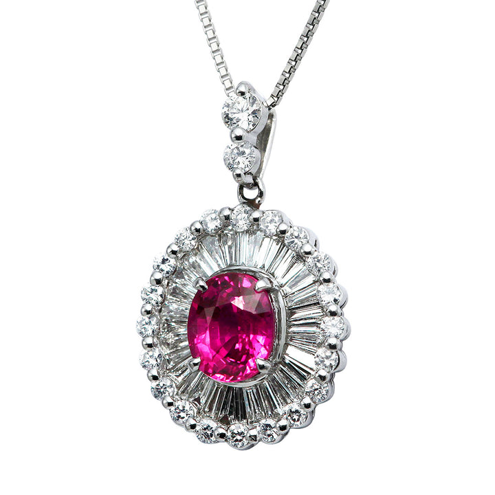 Ruby Pendant Necklace | OGT1718
