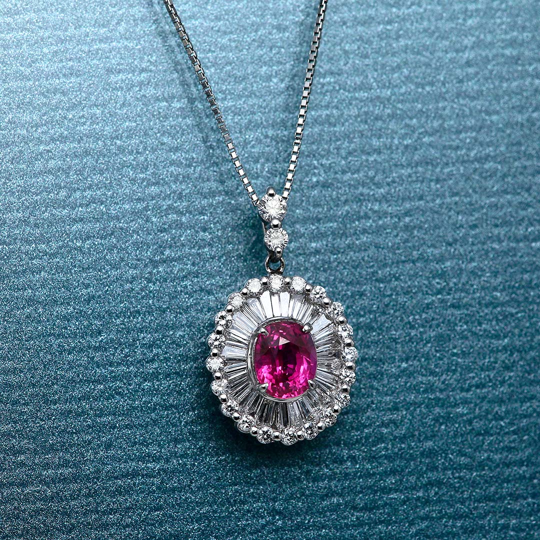 Ruby Pendant Necklace | OGT1718