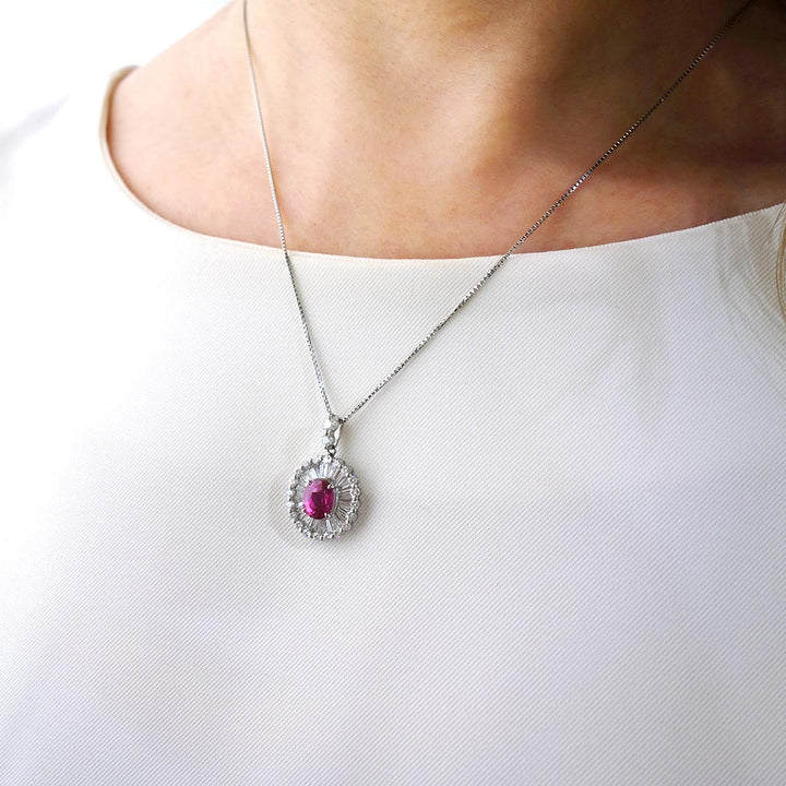Ruby Pendant Necklace | OGT1718