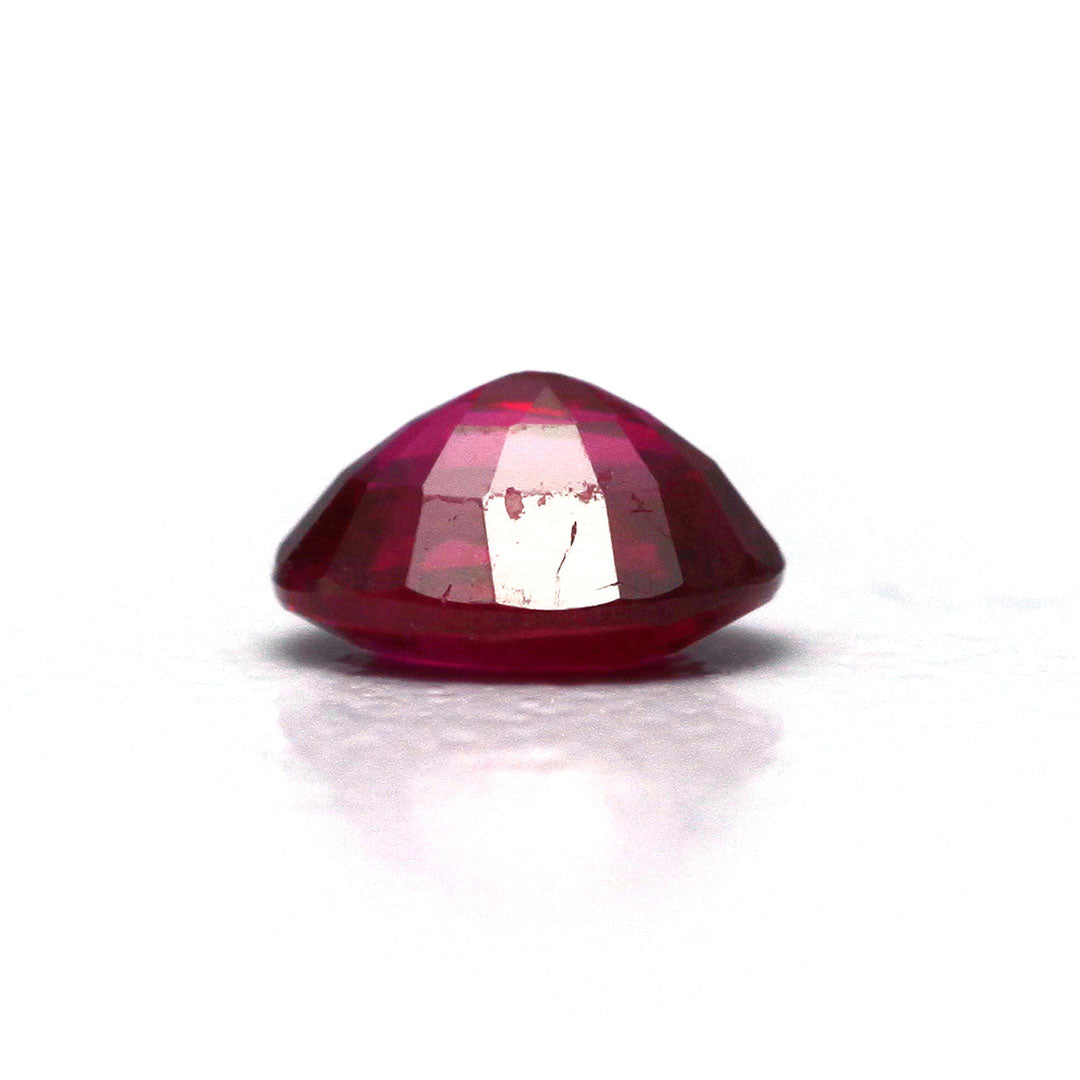 ルビー（ピジョンブラッド/非加熱/ミャンマー産）　ルース <br>0.45ct｜ OX06459