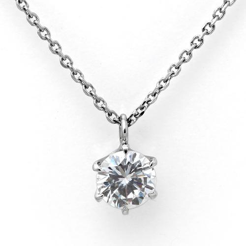 Single diamond necklace ｜ PD03601 (0.321ct/E/SI1/VG)