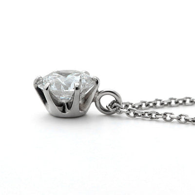 Single diamond necklace ｜ PD03609 (0.419ct/F/SI1/VG)