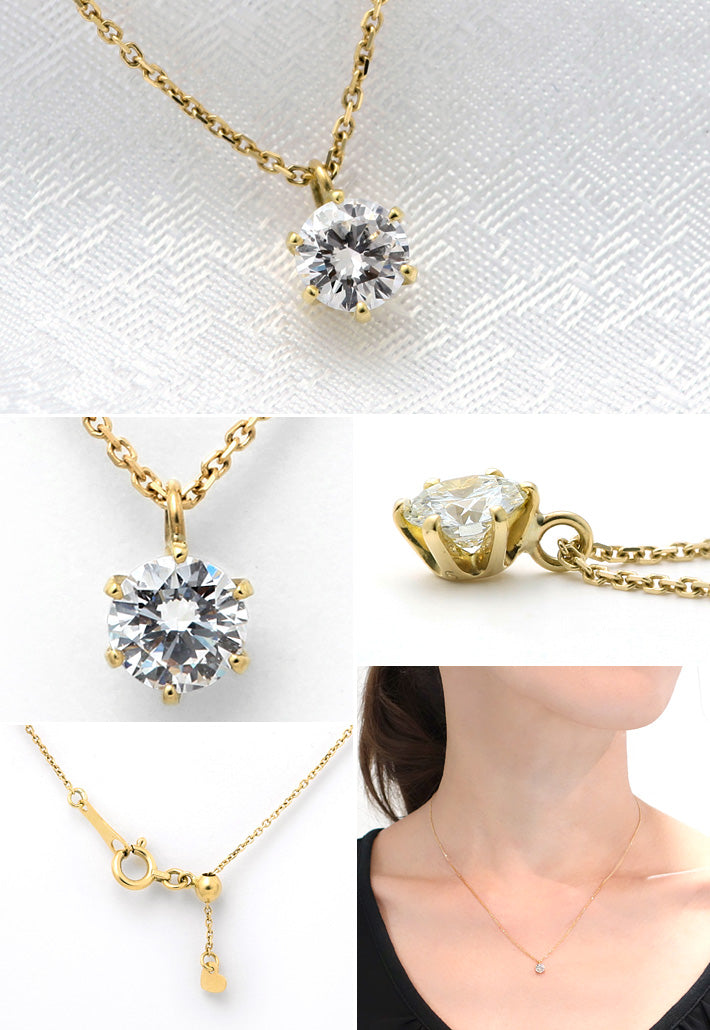 一粒ダイヤモンド ネックレス ｜ PD03782 (0.228ct/E/SI2/VG) – 大阪