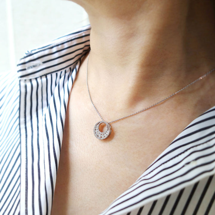 Diamond pendant top ｜ PD03164