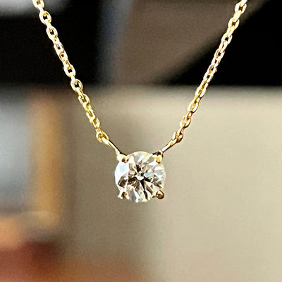 <tc>SIngle Diamond Necklace ｜ PD03573 (0.405ct/E/SI2/VG)</tc>