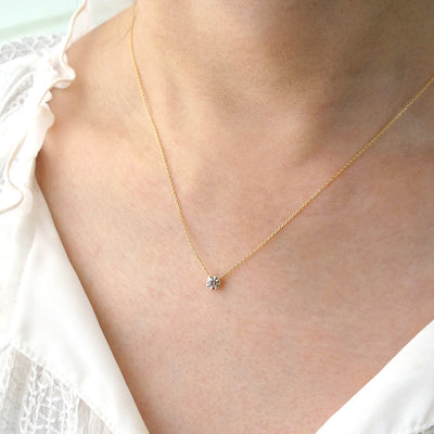 <tc>Single diamond necklace ｜ PD03507 (0.301ct/I/SI2/EX)</tc>