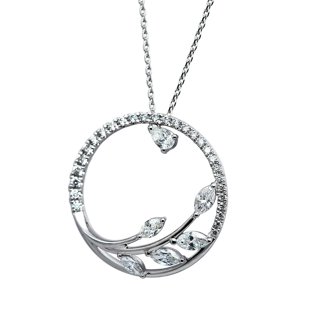 Diamond pendant top ｜ PD03535