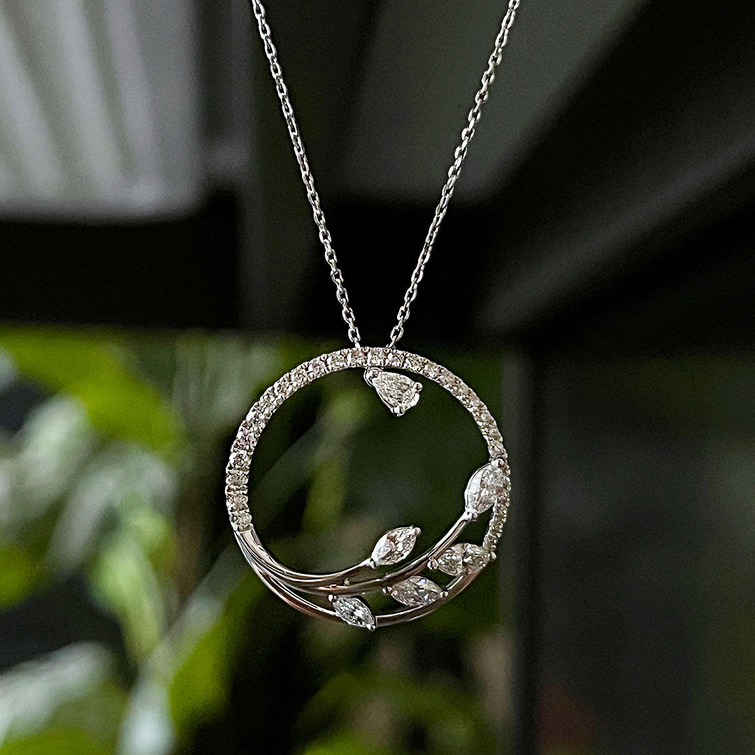 Diamond pendant top ｜ PD03535